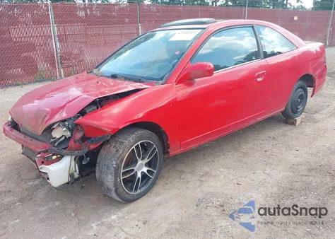 2002 Honda Civic Ex z USA, uszkodzony, nr VIN 1HGEM22062L054571